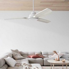 Lucci Air Shoalhaven Ανεμιστήρας Οροφής 143cm με Φως και Τηλεχειριστήριο White/White Wash